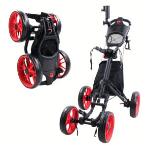 4 Wheel Golf Push Cart