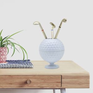 Desk Accessory (Golf ball shaped pen holder with 3 pens)
